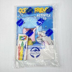 Ocean Friends Activity Pad Newport Whales CA Crayons Coloring Book